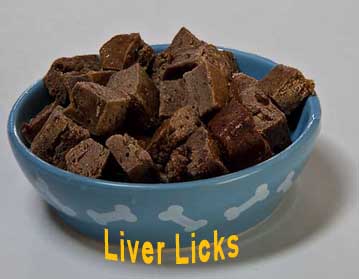 Liver Licks, a dog treat from Dee Stuff Pet Supply near Redding, CA